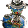 Набор самовар электрический 3 литра с художественной росписью "Летняя полянка", арт. 140450