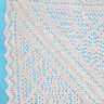 Оренбургский пуховый платок экрю, арт. П2-130-02