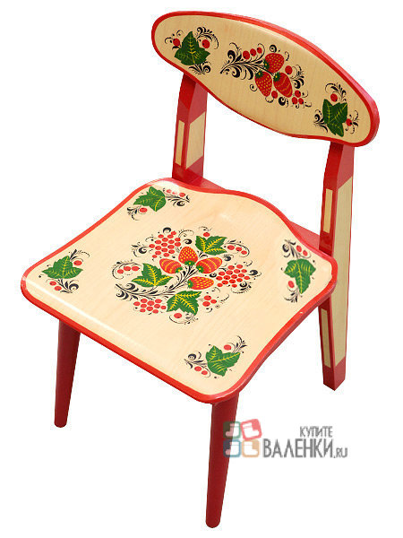 Разборный детский стул с художественной росписью Хохлома "Осень", арт. 79050000000