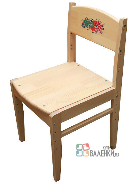 Растущий стул детский "Кроха" с рисунком на спинке, арт. 79210000000