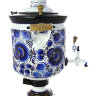 Набор самовар электрический 10 литров с художественной росписью "Гжель", арт. 130325